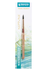 PRINCETON Neptune runder Reise-Aquarellpinsel Synthetik-Fehhaar – 6