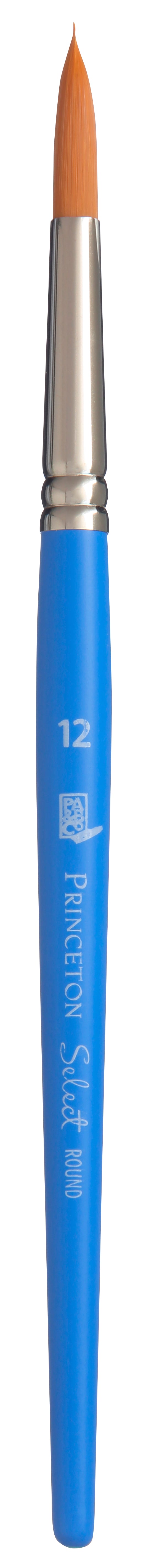 PRINCETON Select Universeller Rundpinsel Synthetik mit kurzem Stiel – 12
