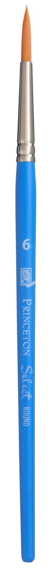 PRINCETON Select Universeller Rundpinsel Synthetik mit kurzem Stiel – 6
