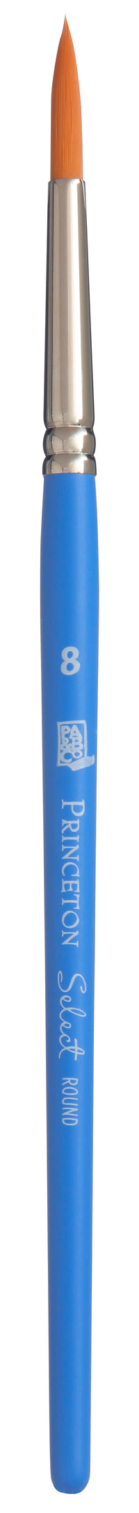 PRINCETON Select Universeller Rundpinsel Synthetik mit kurzem Stiel – 8