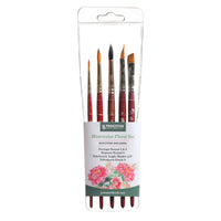 Princeton Watercolor Floral Pinselset, 5-tlg.