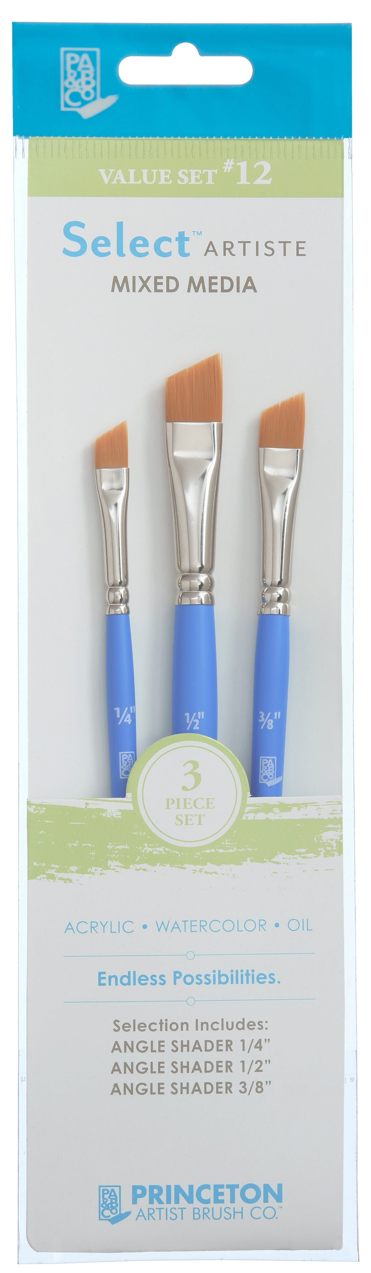 Universal-Schrägpinsel-Set PRINCETON Select – 3-tlg.