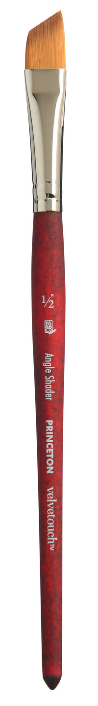 PRINCETON Velvetouch Universal-Schrägpinsel mit kurzem Stiel