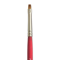 PRINCETON Velvetouch universeller Pinsel Chisel Blender mit kurzem Stiel