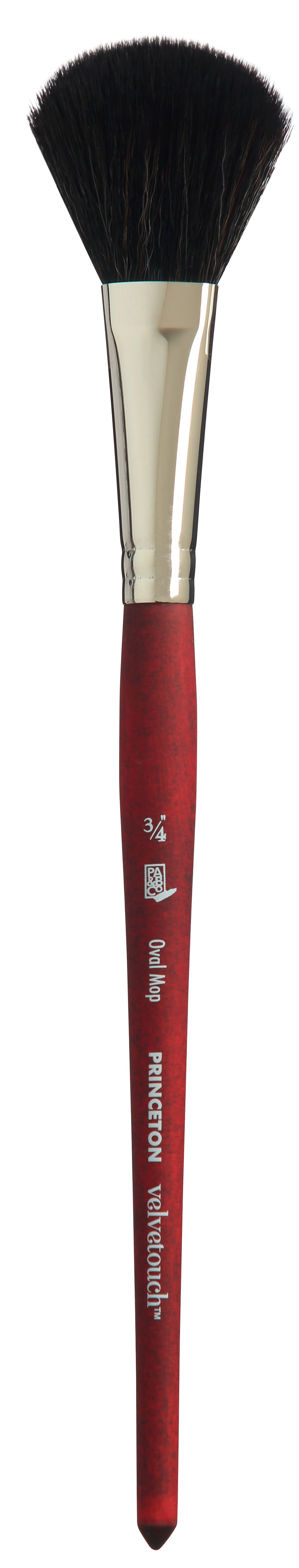 Universalpinsel PRINCETON Velvetouch Oval Mop mit kurzem Stiel