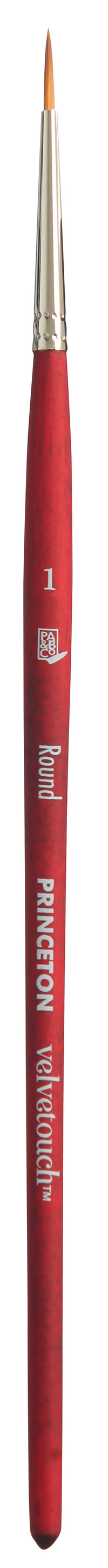 PRINCETON Velvetouch Universeller Rundpinsel mit kurzem Stiel – 1
