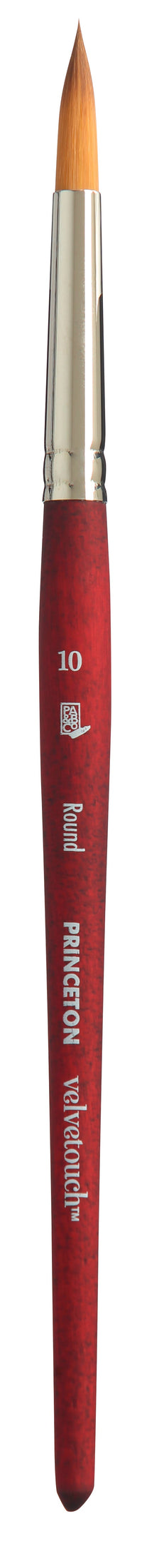 PRINCETON Velvetouch Universeller Rundpinsel mit kurzem Stiel – 10