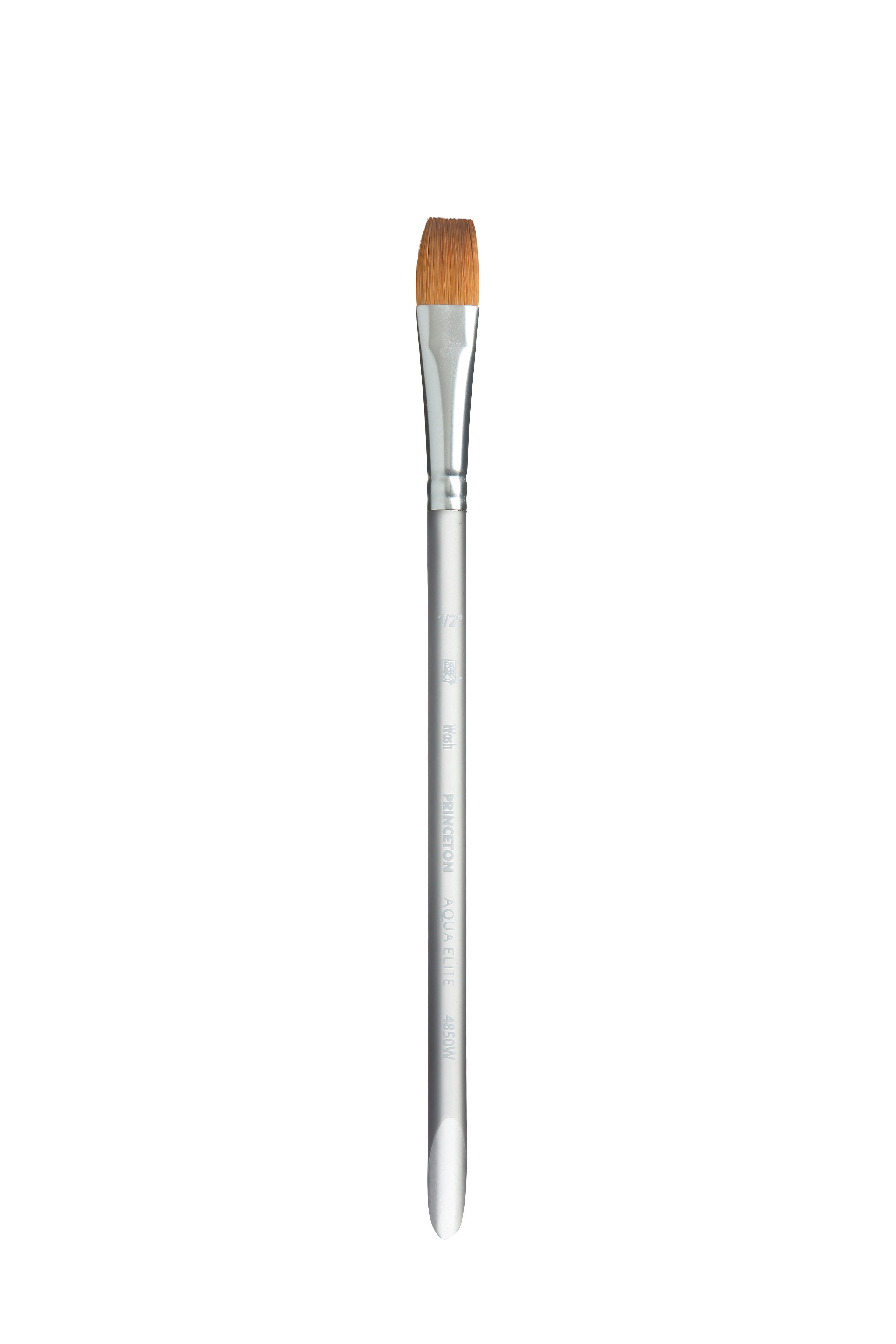 Flacher Aquarellpinsel PRINCETON Aqua Elite Wash mit kurzem Stiel