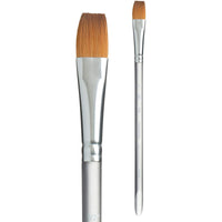 Flacher Aquarellpinsel PRINCETON Aqua Elite Wash mit kurzem Stiel