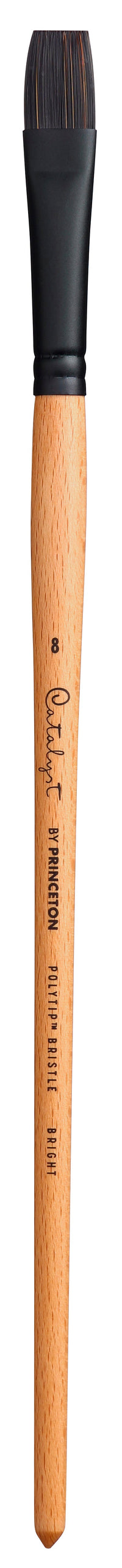 PRINCETON Catalyst Polytip Flachpinsel Bright mit langem Stiel – 8