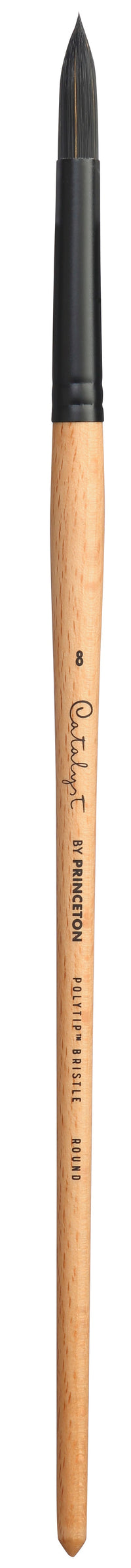 PRINCETON Catalyst Polytip Rundpinsel mit langem Stiel – 8