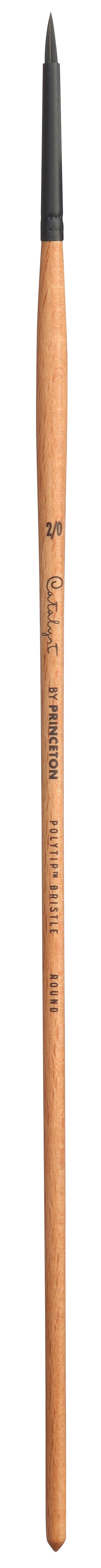 PRINCETON Catalyst Polytip Rundpinsel mit langem Stiel – 2/0