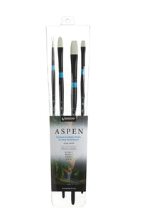 PRINCETON Aspen Pinselset für Acryl und Öl 4-tlg.
