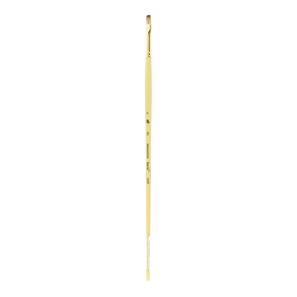 PRINCETON Imperial Synthetic Mongoose Flachpinsel mit langem Stiel – 6