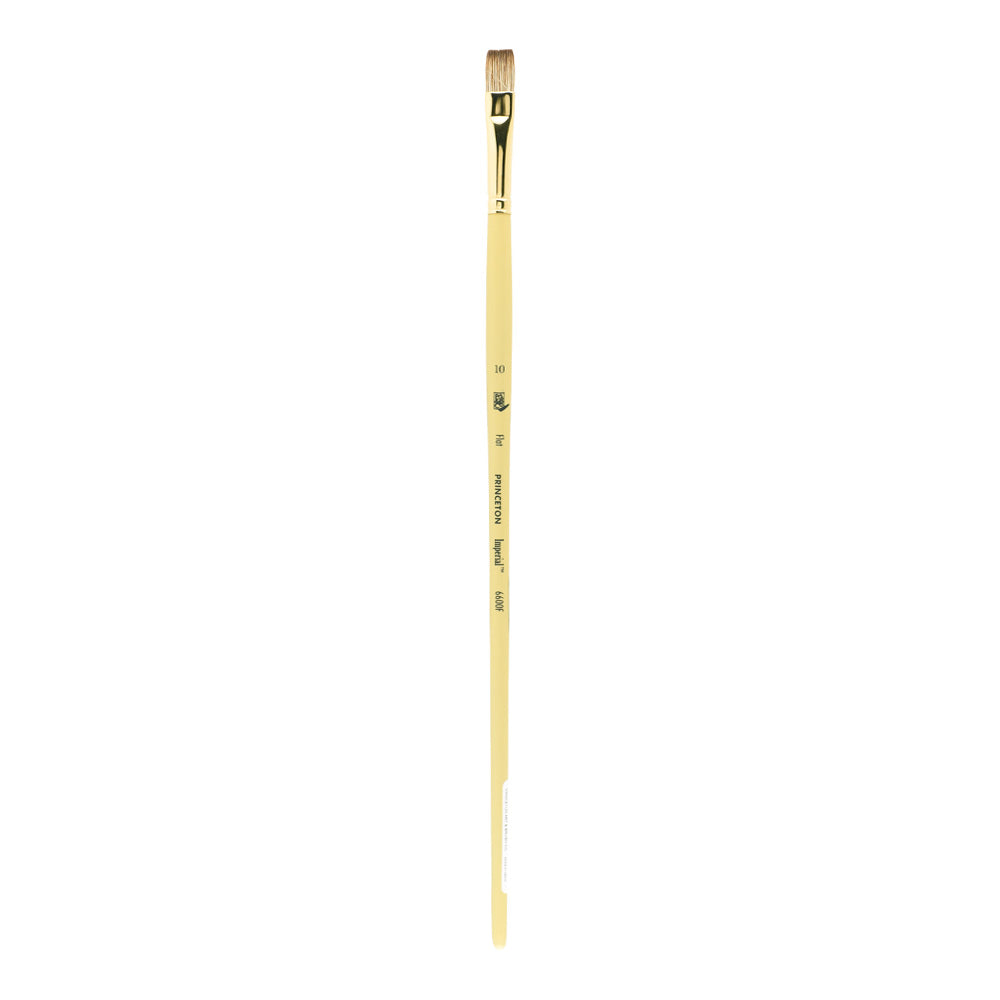 PRINCETON Imperial Synthetic Mongoose Flachpinsel mit langem Stiel – 10