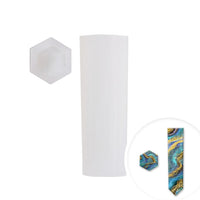 Pentart professionelle Silikonform – vertikale Anhänger | verschiedene Formen | sechseckig 1.8 x 4.9 cm