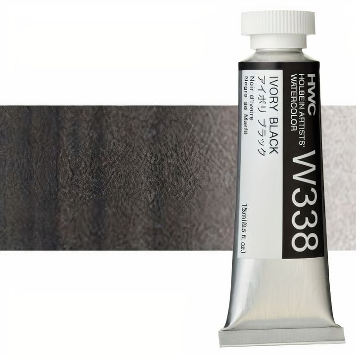Holbein Artists Aquarellfarben 15 ml – Elfenbeinschwarz
