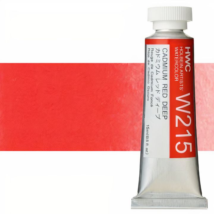 Holbein Artists Aquarellfarben 15 ml | Rote Farbtöne | Kadmiumrot dunkel