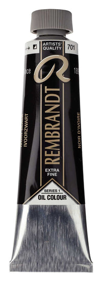 Rembrandt Ölfarbe 40 ml – Ivory Black