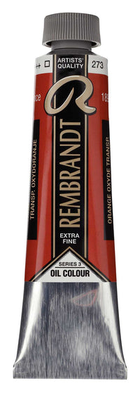 Rembrandt Ölfarbe 40 ml – Transparent Oxide Orange