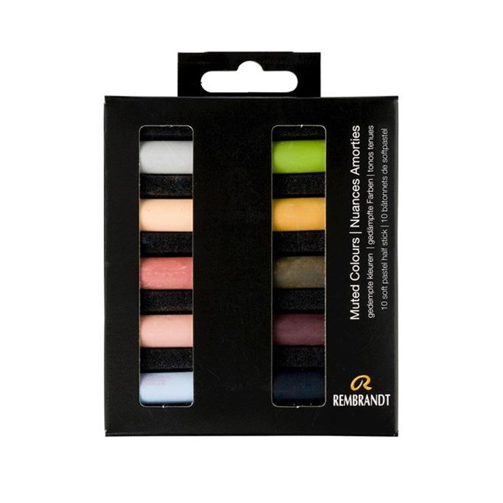 Rembrandt Softpastelle 10er Set | verschiedene Sets - Gedeckte Farben