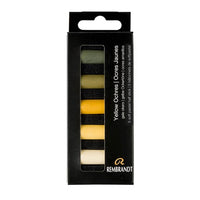 Rembrandt Softpastelle 5er Set – Gelb Ocker
