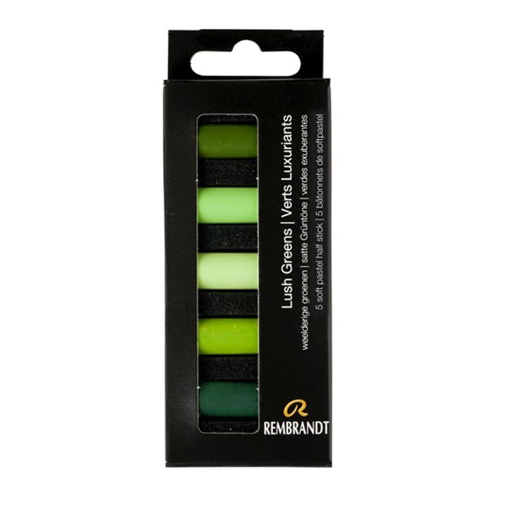 Rembrandt Softpastelle 5er Set – Lush grün
