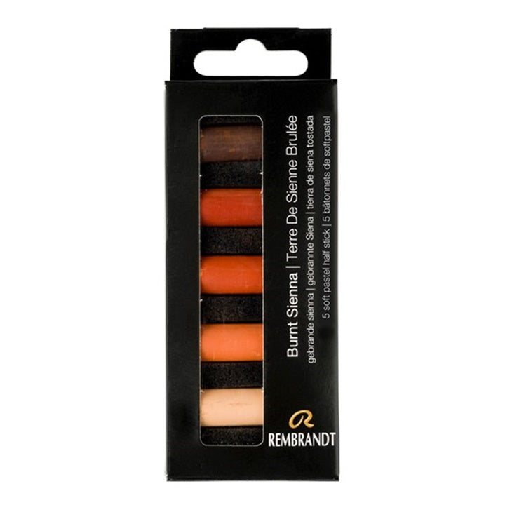 Rembrandt Softpastelle 5er Set – sienna gebrannt