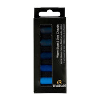 Rembrandt Softpastelle 5er Set – warm Blau