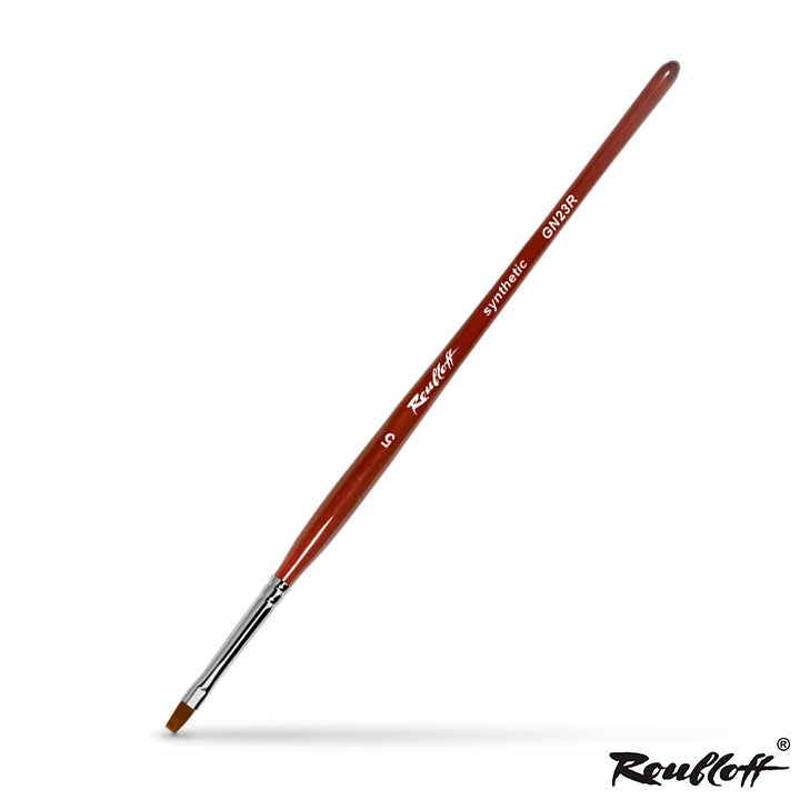 Roubloff GN23R Flacher Gel-Nagelpinsel | verschiedene Größen — Bild 2
