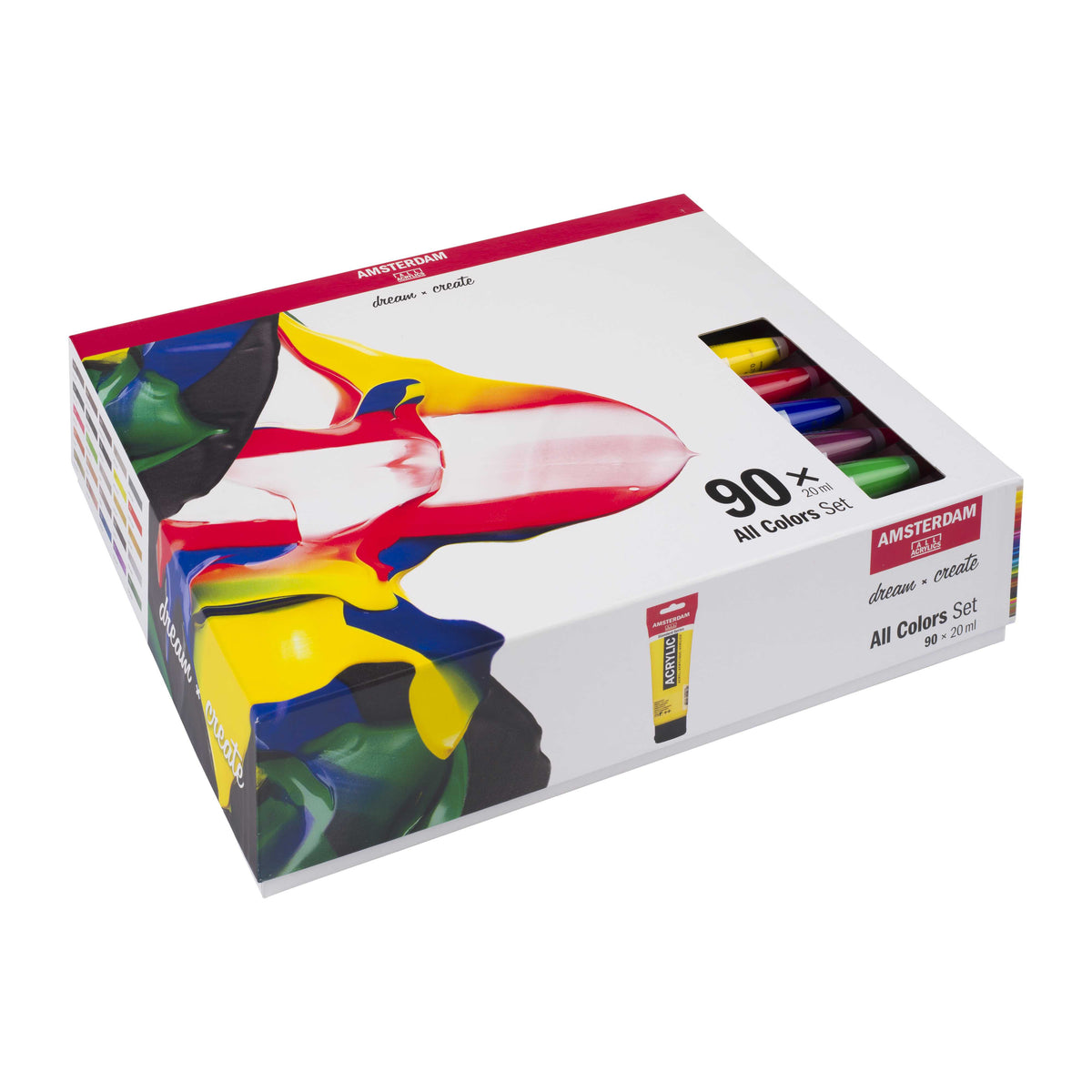 ROYAL TALENS Amsterdam Acrylfarben-Set All Colors 90 x 20 ml