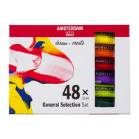 ROYAL TALENS Amsterdam Acrylfarben-Set General Selection 48 x 20 ml