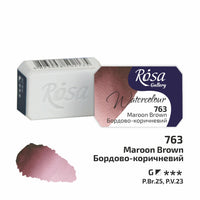 Rosa Gallery Aquarellfarben im Näpfchen 2,5 ml – Maroon Brown panvička