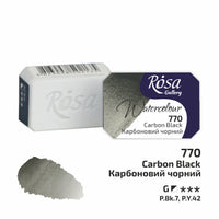 Rosa Gallery Aquarellfarben im Näpfchen 2,5 ml – Carbon Black panvička