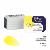 Rosa Gallery Aquarellfarben im Näpfchen 2,5 ml – Azo Yellow panvička
