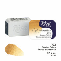 Rosa Gallery Aquarellfarben im Näpfchen 2,5 ml – Golden Ochre panvička