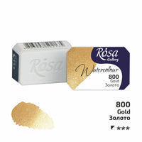 Rosa Gallery Aquarellfarben im Näpfchen 2,5 ml – Gold panvička