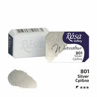 Rosa Gallery Aquarellfarben im Näpfchen 2,5 ml – Silver panvička