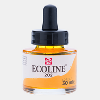 Ecoline Flüssig-Aquarellfarbe 30 ml – Deep Yellow