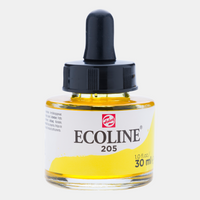Ecoline Flüssig-Aquarellfarbe 30 ml – Lemon Yellow