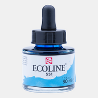 Ecoline Flüssig-Aquarellfarbe 30 ml – Sky Blue Light