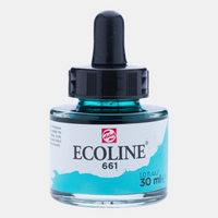 Ecoline Flüssig-Aquarellfarbe 30 ml – Turquoise Green