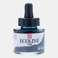 Ecoline Flüssig-Aquarellfarbe 30 ml – Deep Grey