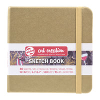 Skizzenbuch Art Creation 12 x 12 cm – Warm Gold
