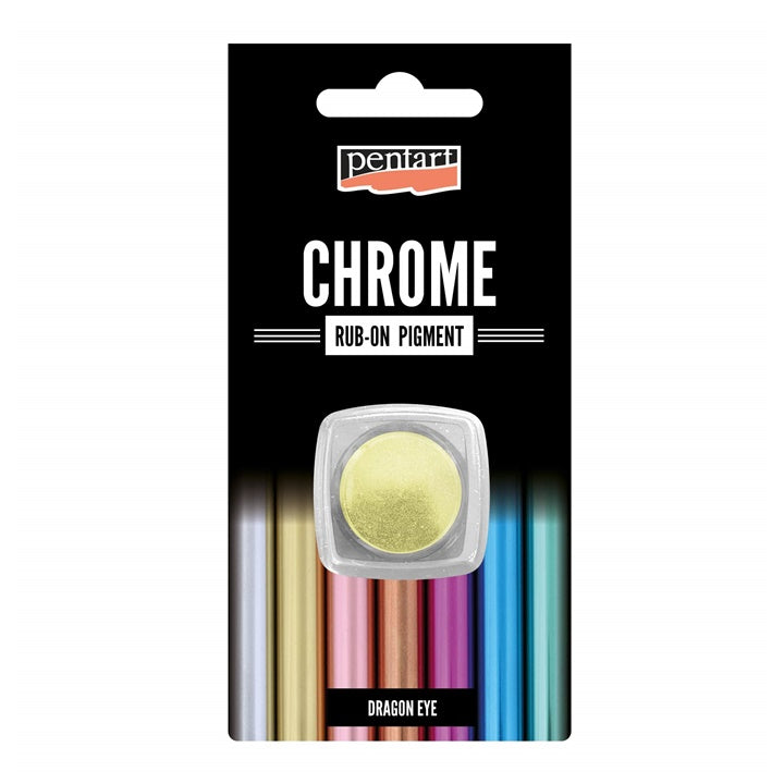 Pentart Rub-on Chrom-Pulver 0,5 g | verschiedene Farben | Drachenauge