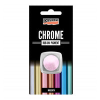 Pentart Rub-on Chrom-Pulver 0,5 g | verschiedene Farben | magenta