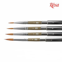 Runder Reise-Pinsel ROSA LAKE 178 für Aquarellmalerei | ARTMIE