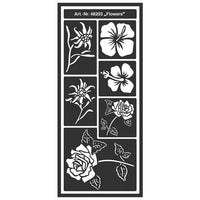 Home Design Motiv-Schablone | verschiedene Ausführungen | Flowers