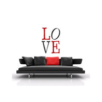 Schablone XXL LOVE 4-teilig 70x100 cm