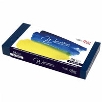 Aquarellfarbenset "Classic" ROSA GALLERY, Metallkoffer, 35 Farben, volle Töpfe